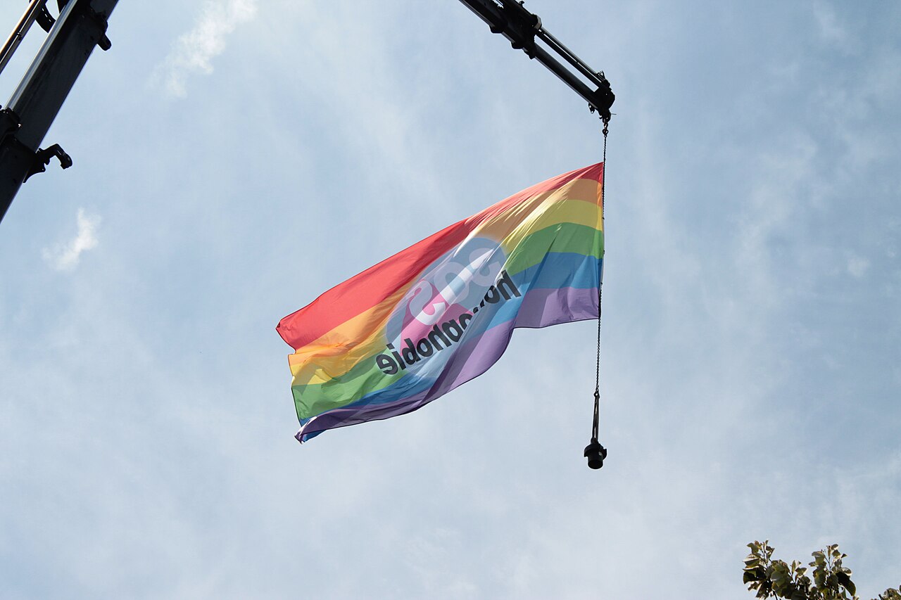 Bandeira Pride Lyon 2018