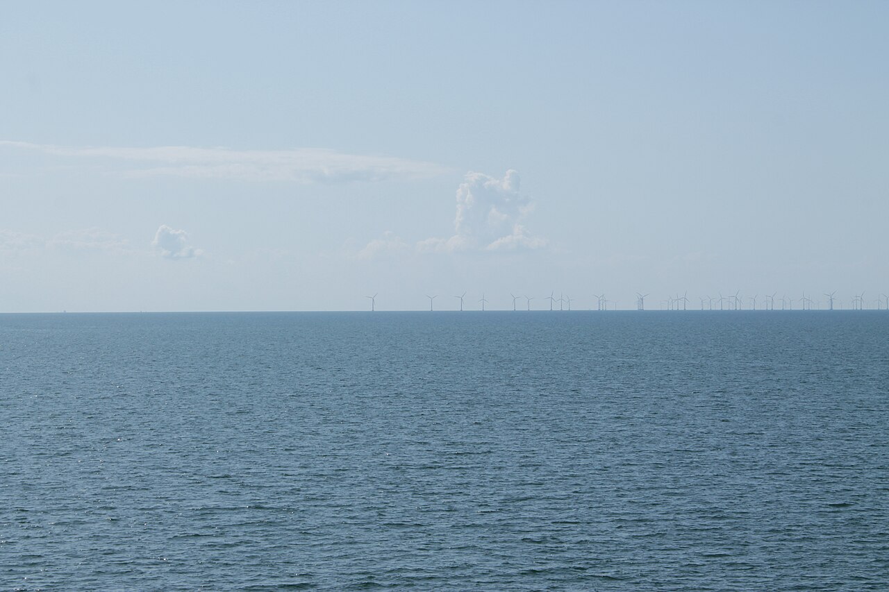 Éoliennes dans la mer Baltique