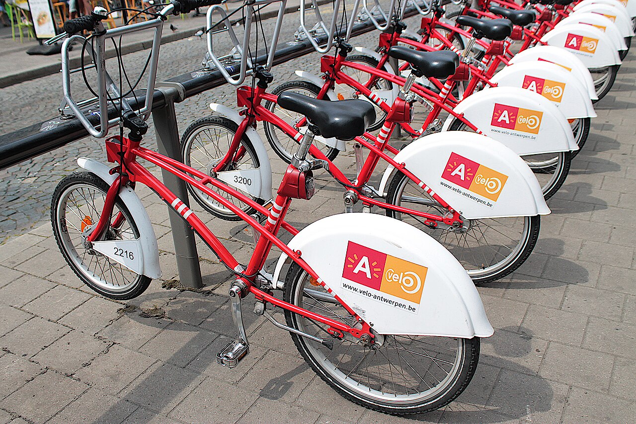 Bicicletas em Antuérpia