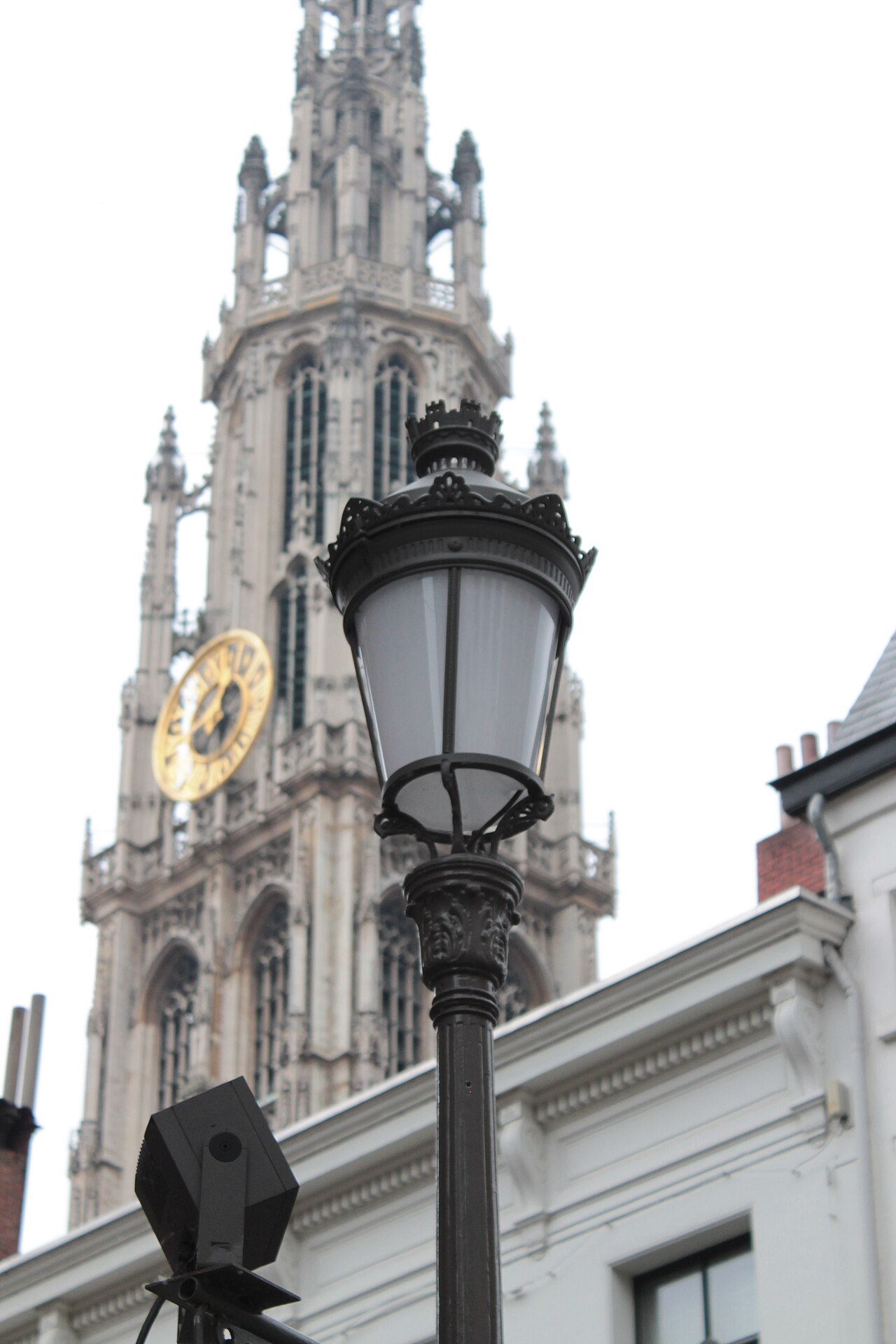 Street light in Antwerp