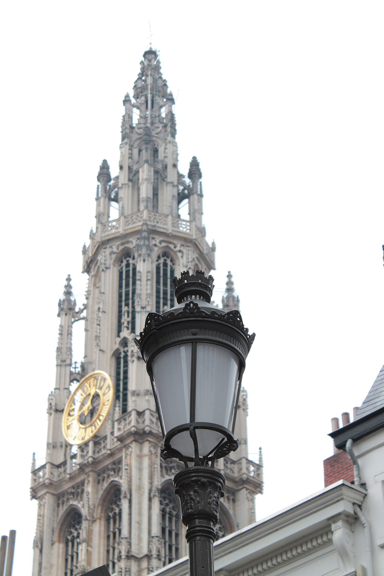 Lampadaire à Anvers