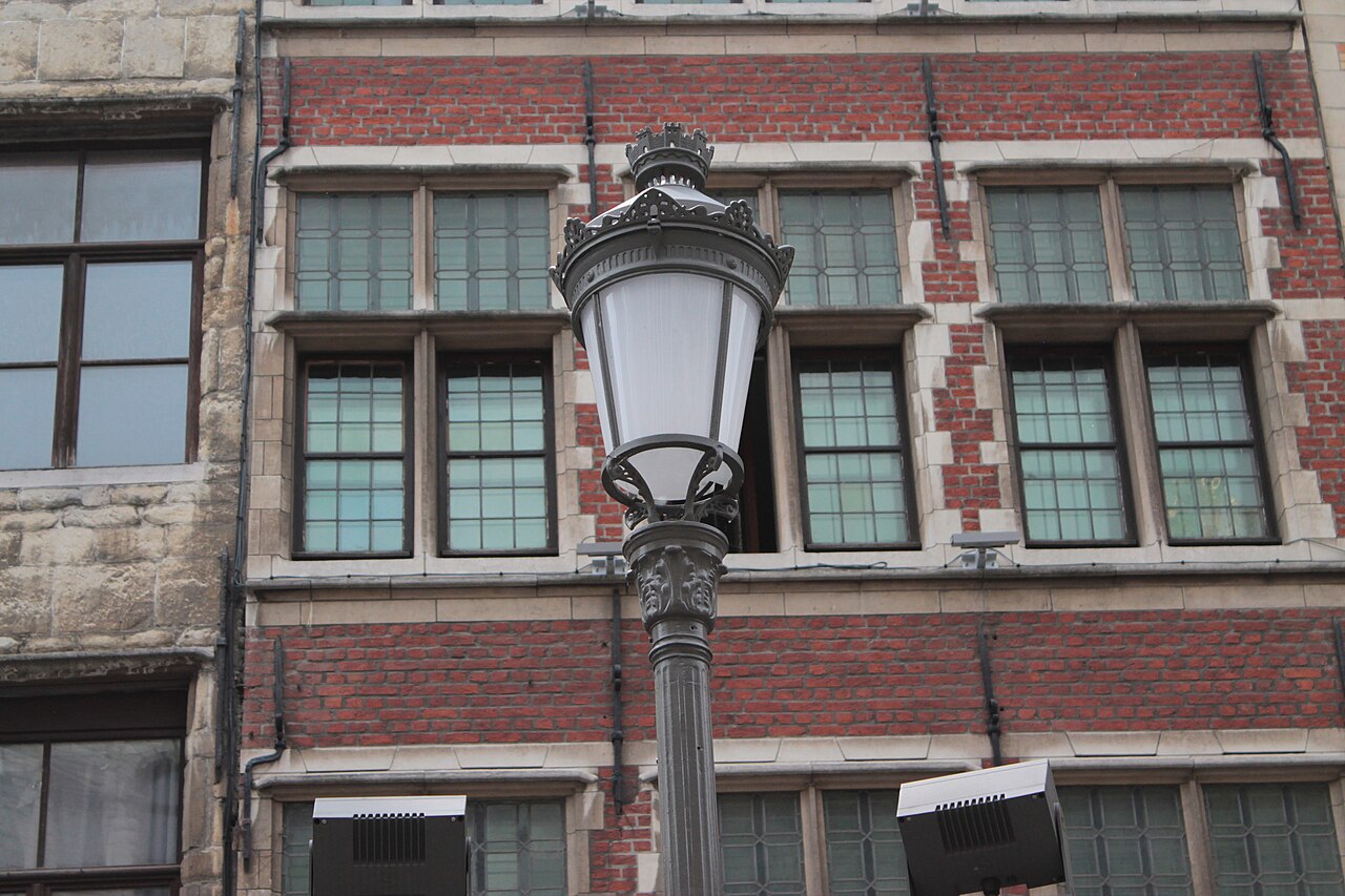 Street light in Antwerp