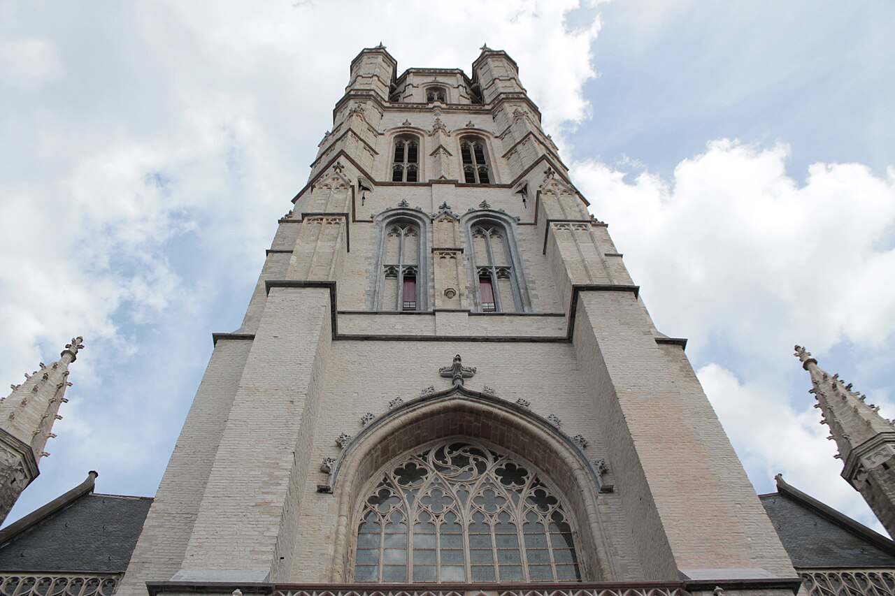 Façade ouest de la cathédrale Saint-Bavon, Gand