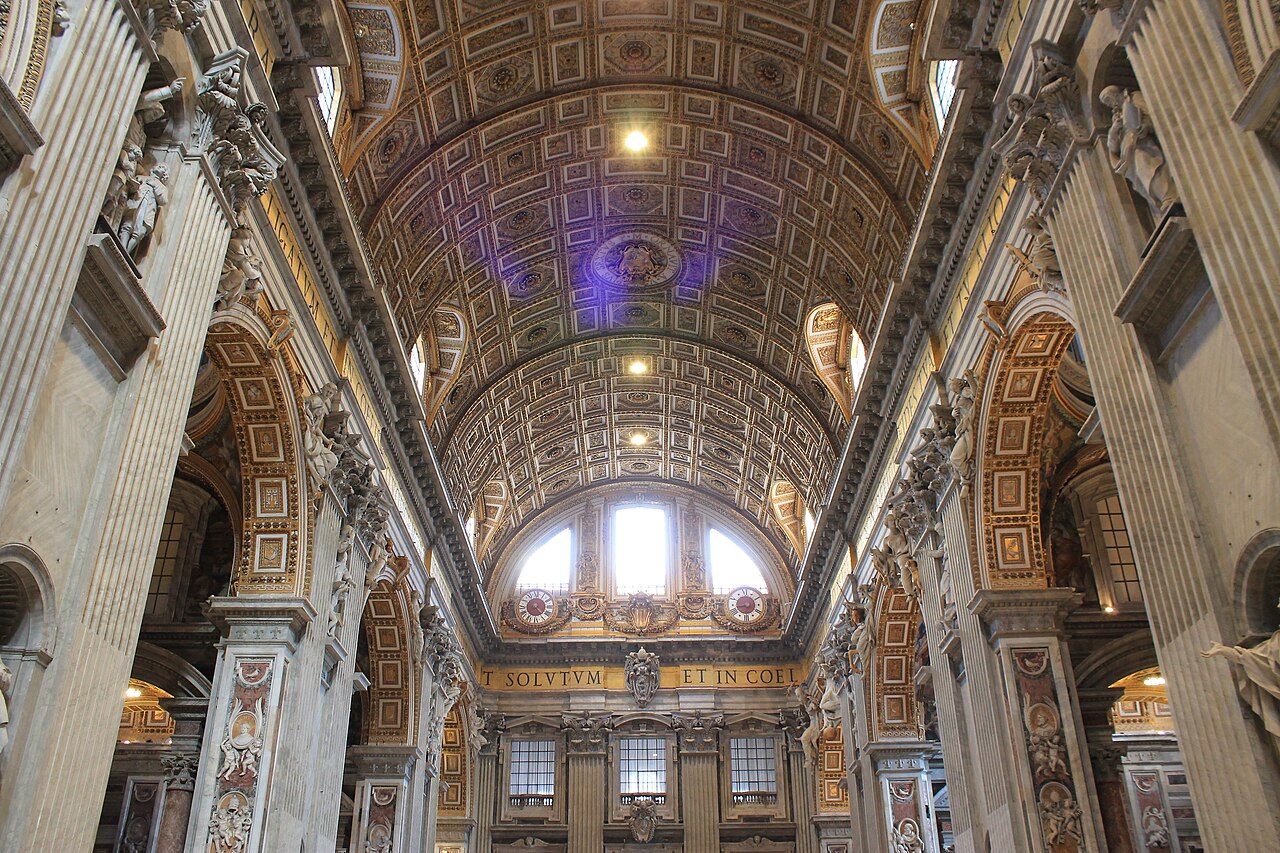 Plafonds de la basilique Saint-Pierre, Vatican