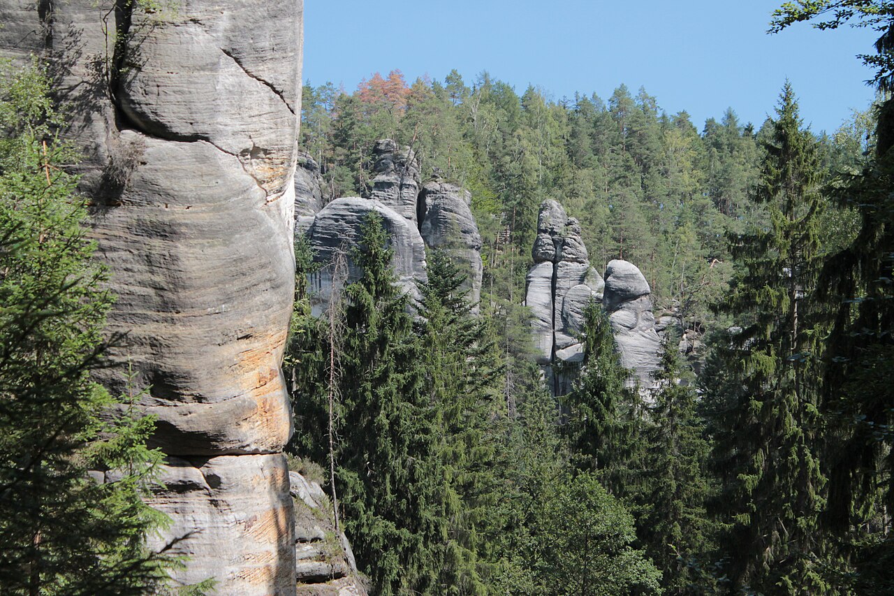 Formations rocheuses à Adršpašsko-teplické skály