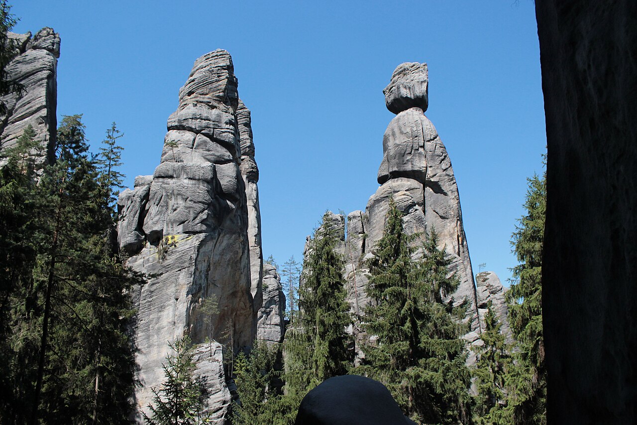 Formations rocheuses à Adršpašsko-teplické skály