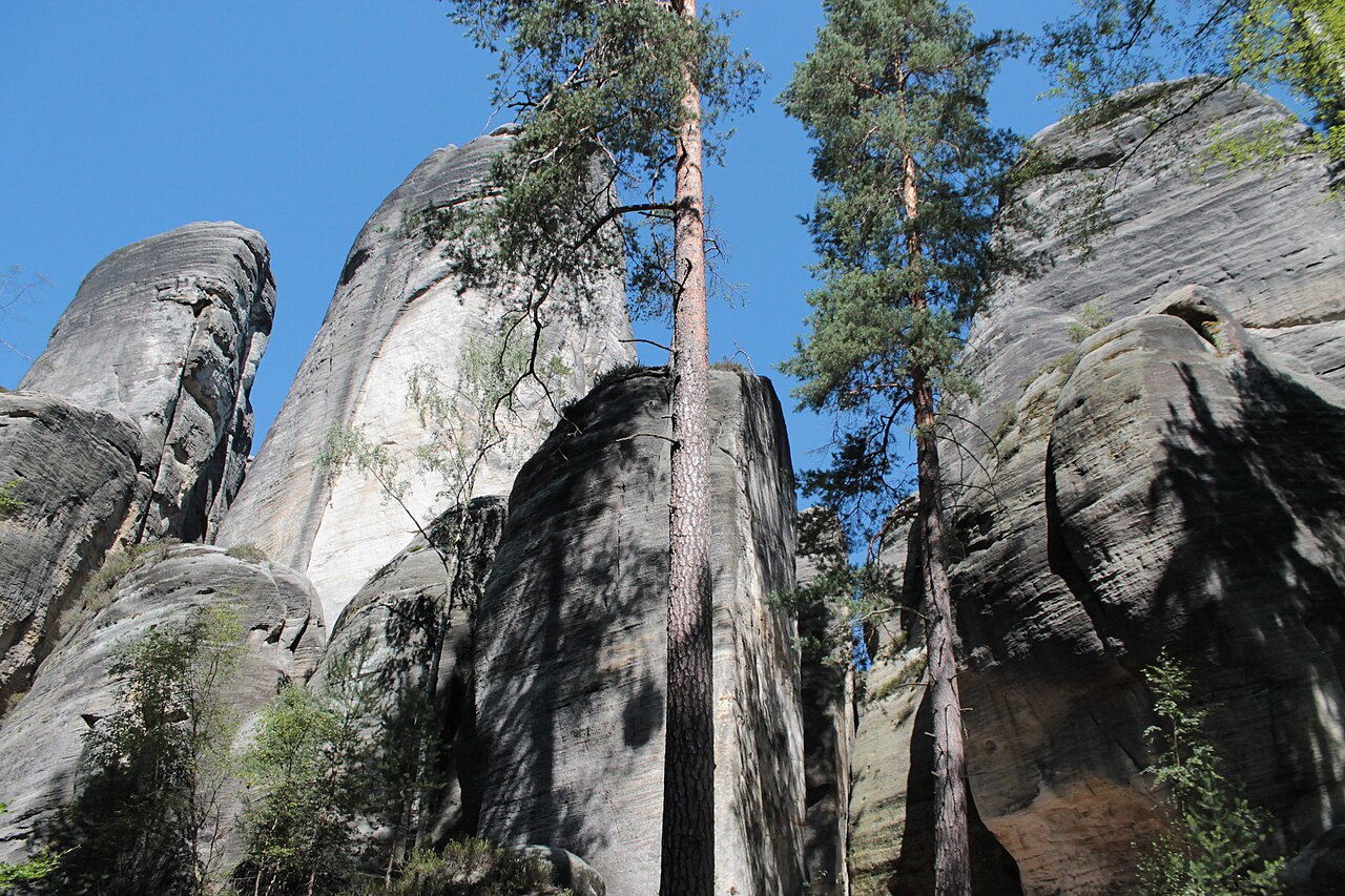 Formations rocheuses à Adršpašsko-teplické skály