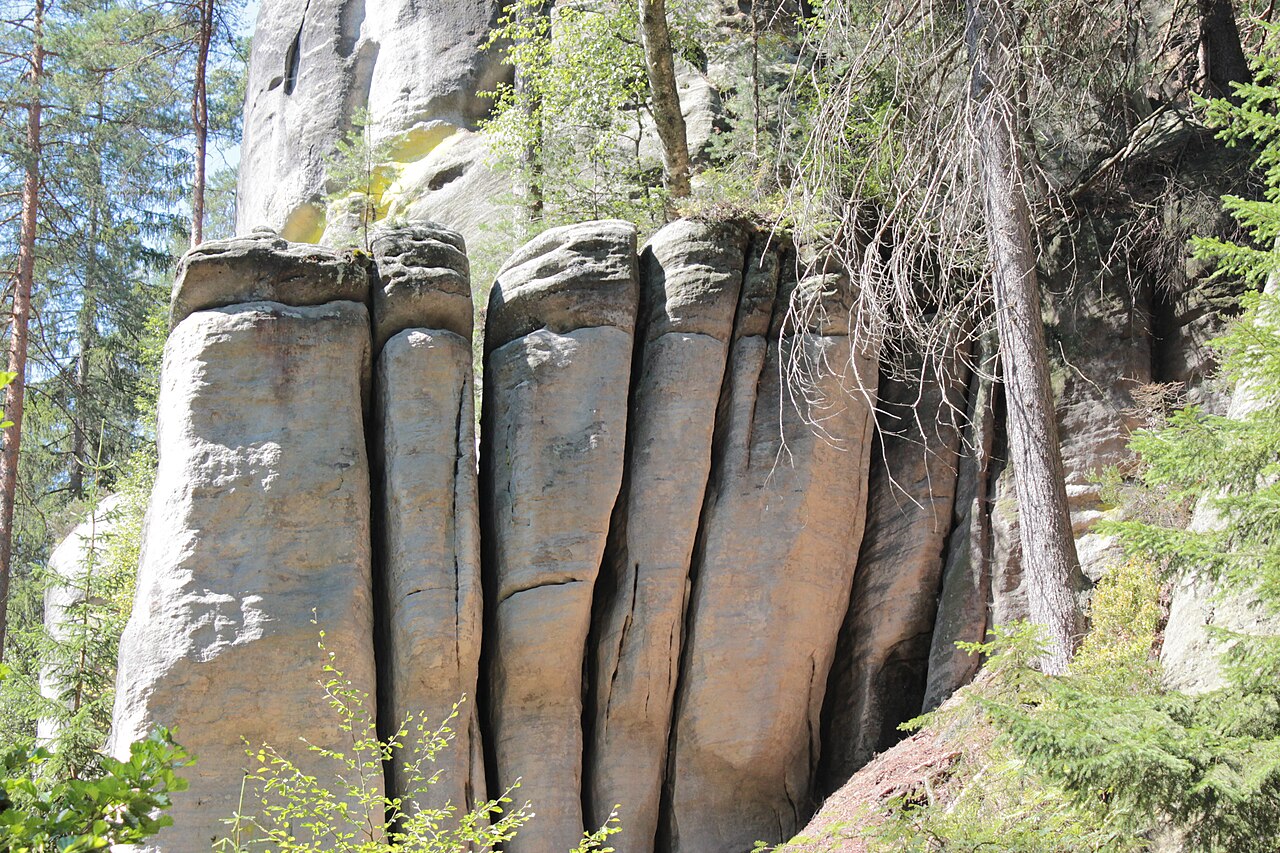 Formations rocheuses à Adršpašsko-teplické skály