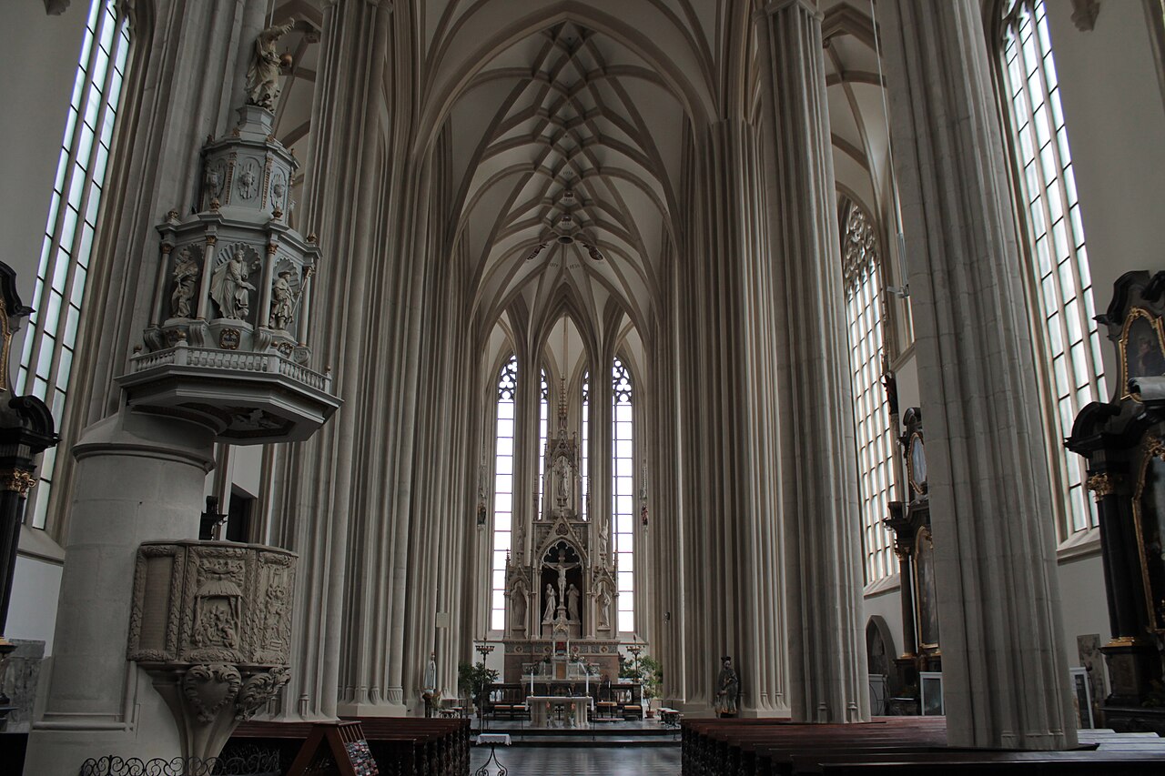 Interior of the Church of Saint James, Brno