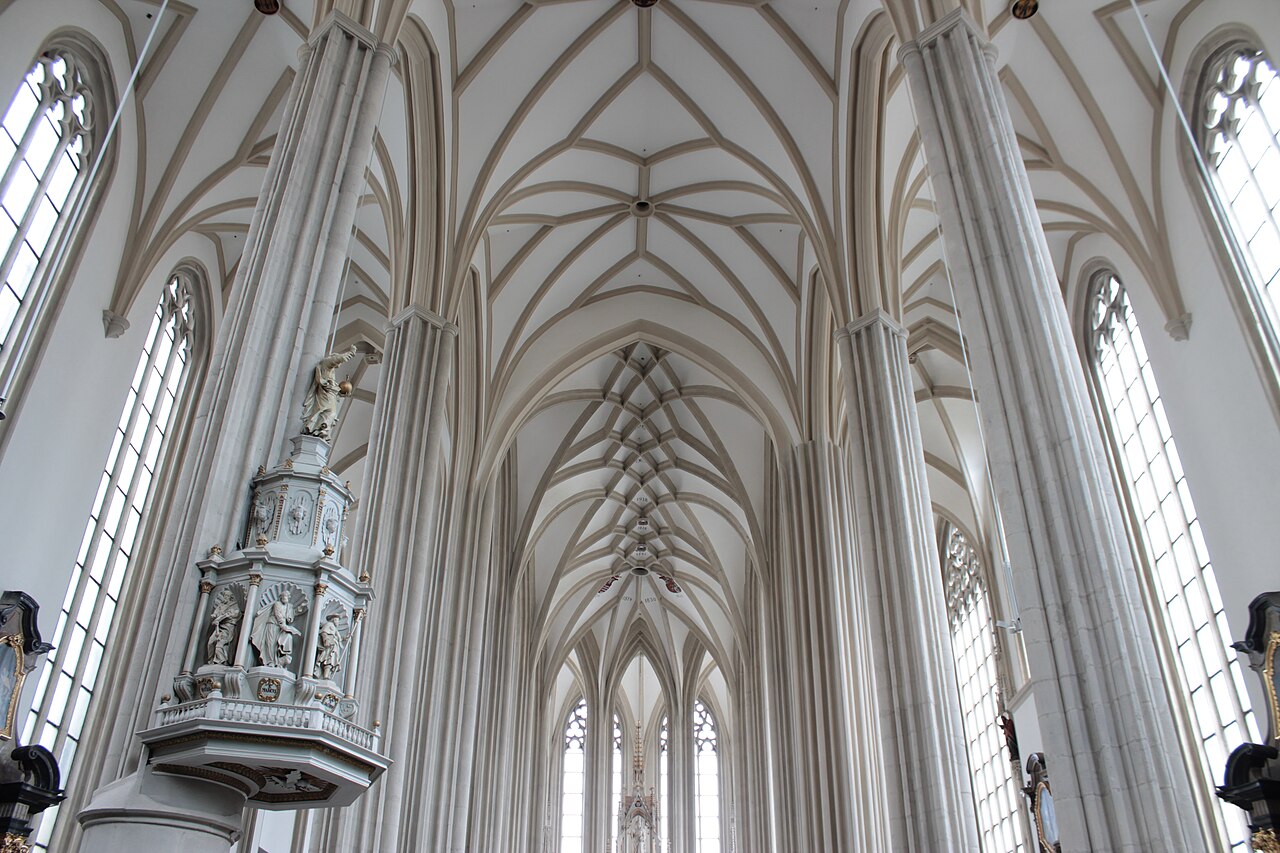 Interior of the Church of Saint James, Brno