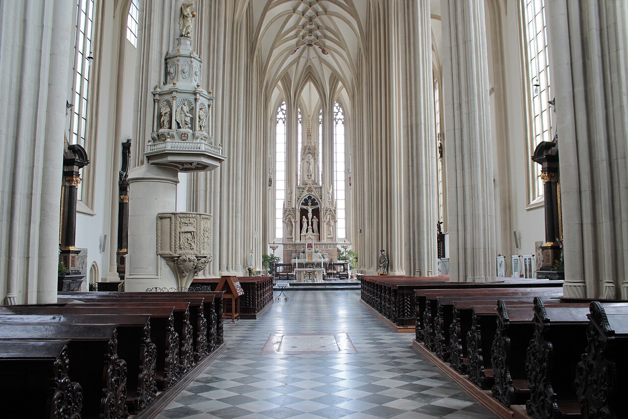 Interior of the Church of Saint James, Brno