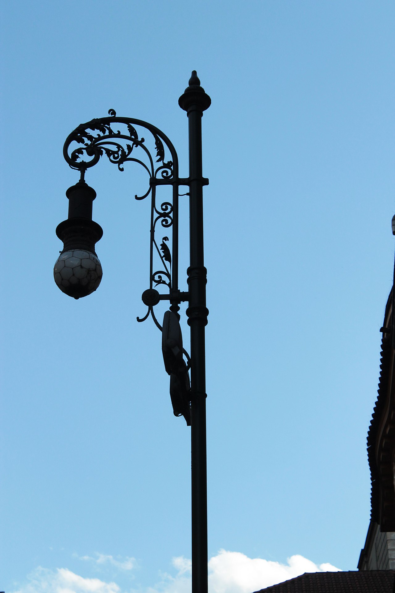 Street light in Prague