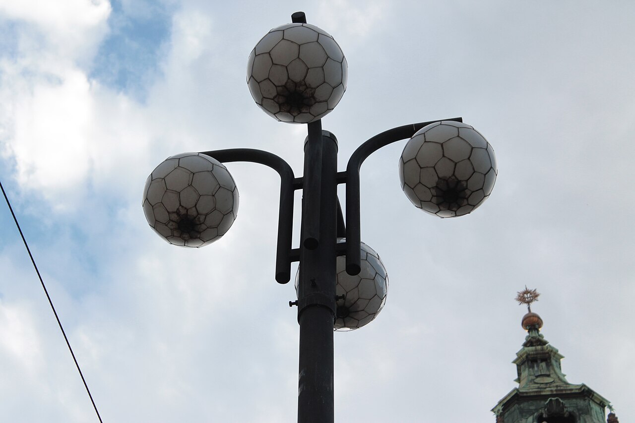 Street light in Prague