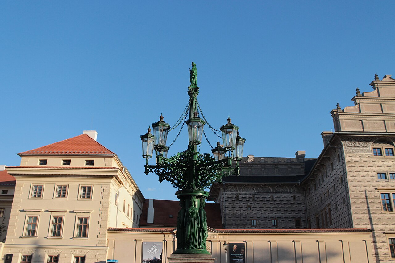 Street light in Prague