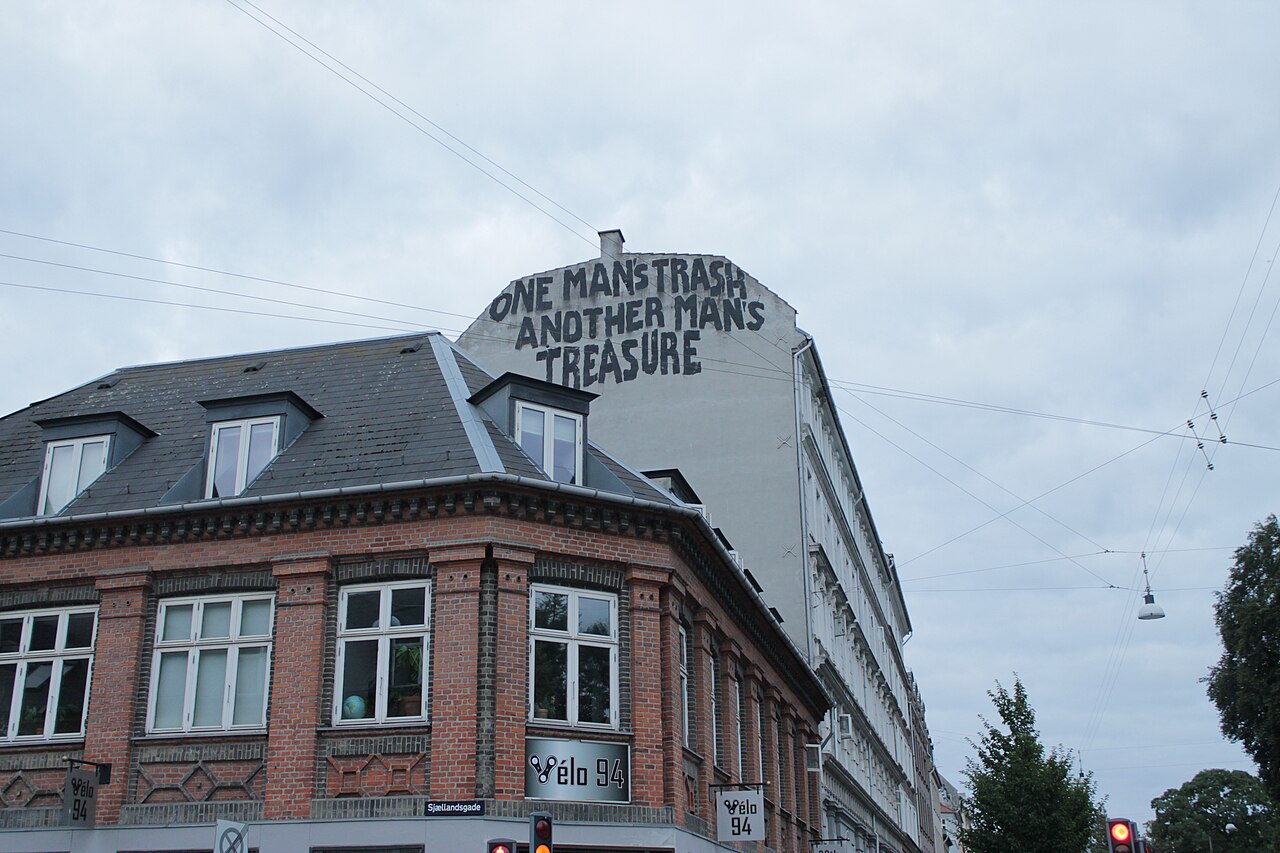 Arte de rua em Copenhaga