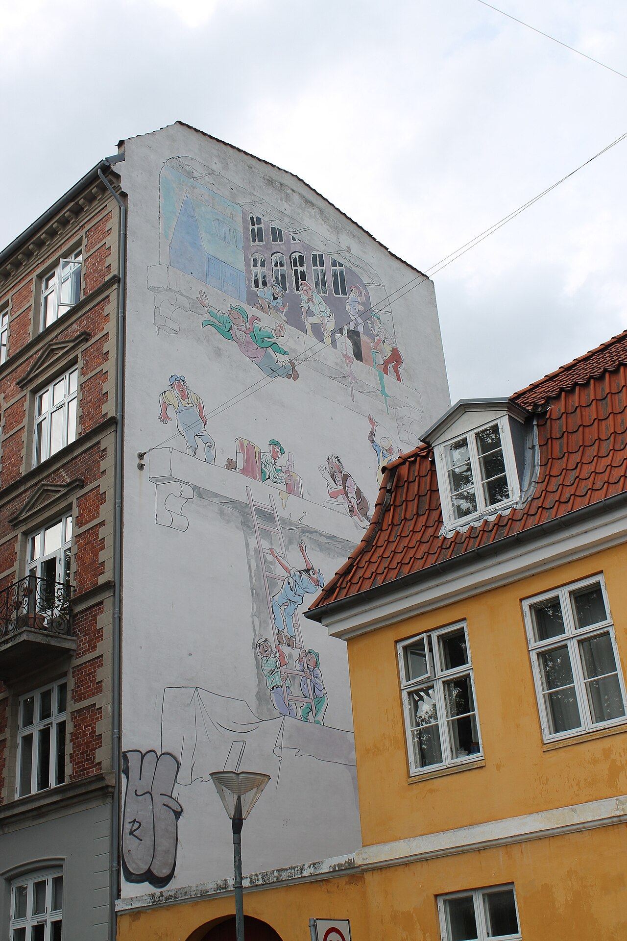 Arte de rua em Copenhaga, Dinamarca