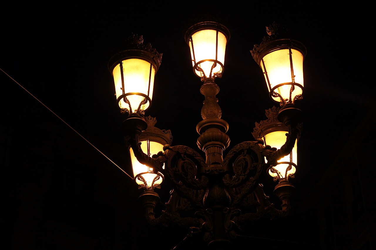 Lampadaire à Bilbao