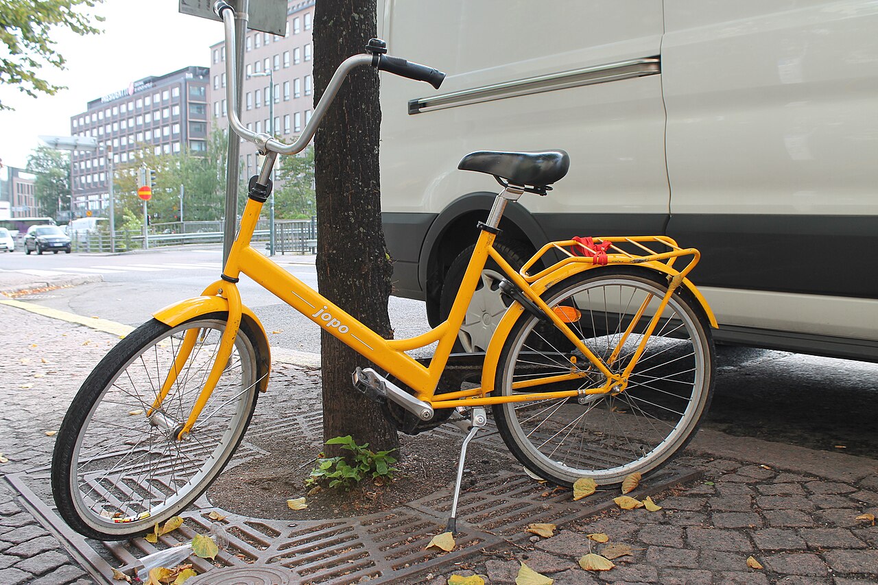 Bicicleta em Helsínquia