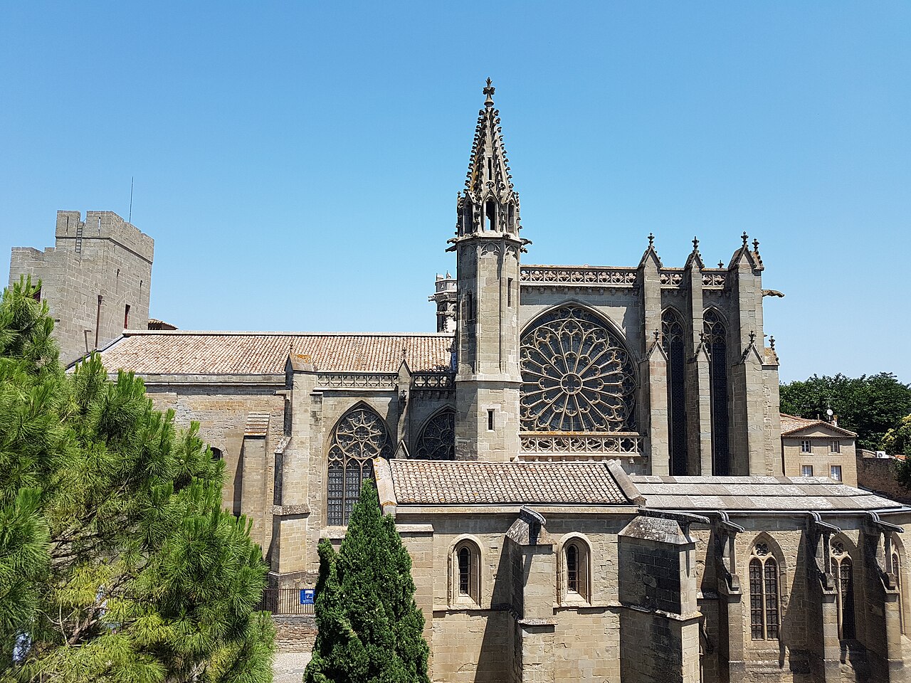Exterior of Basilique Saint-Nazaire de Carcassonne