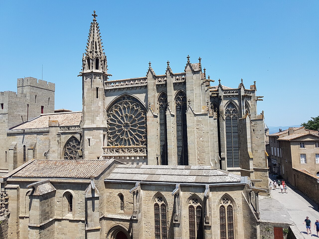 Exterior of Basilique Saint-Nazaire de Carcassonne
