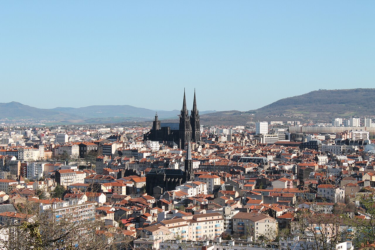 Panoramic View of Clermont-Ferrand from Montjuzet Park
