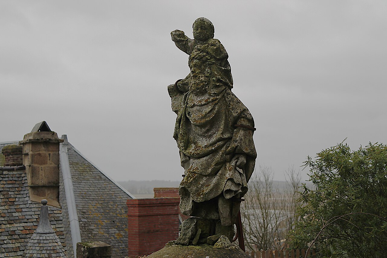 Vista da abadia do Mont Saint-Michel