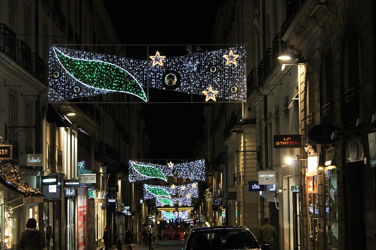 Illuminations de Noël à Nantes