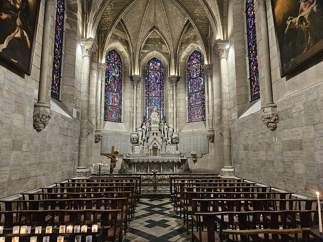Basilique Saint-Nicolas de Nantes (autel de la Vierge)