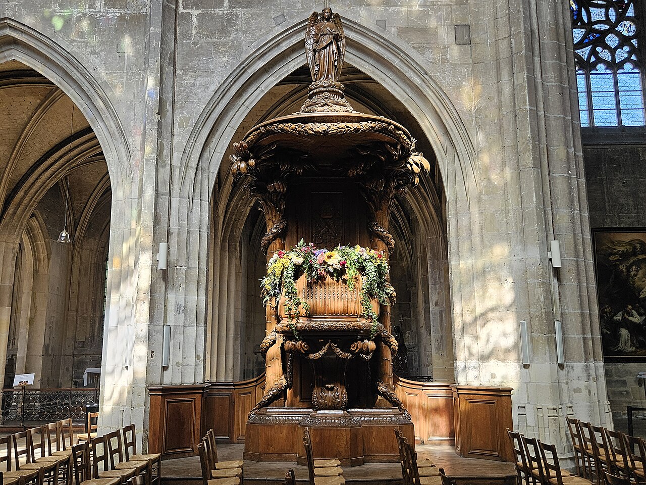 Pulpit of Église Saint-Merri