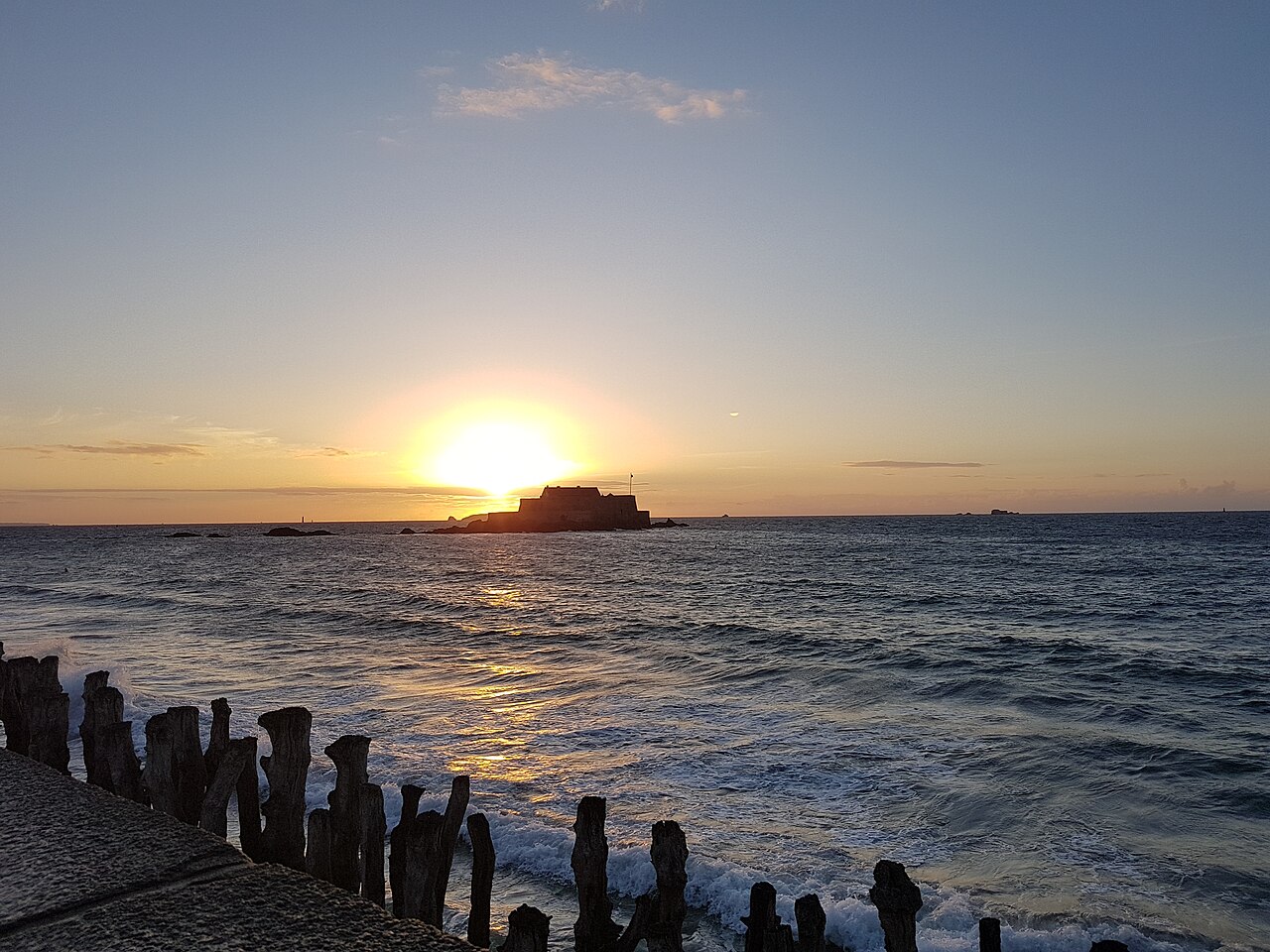 View of Saint-Malo Beach