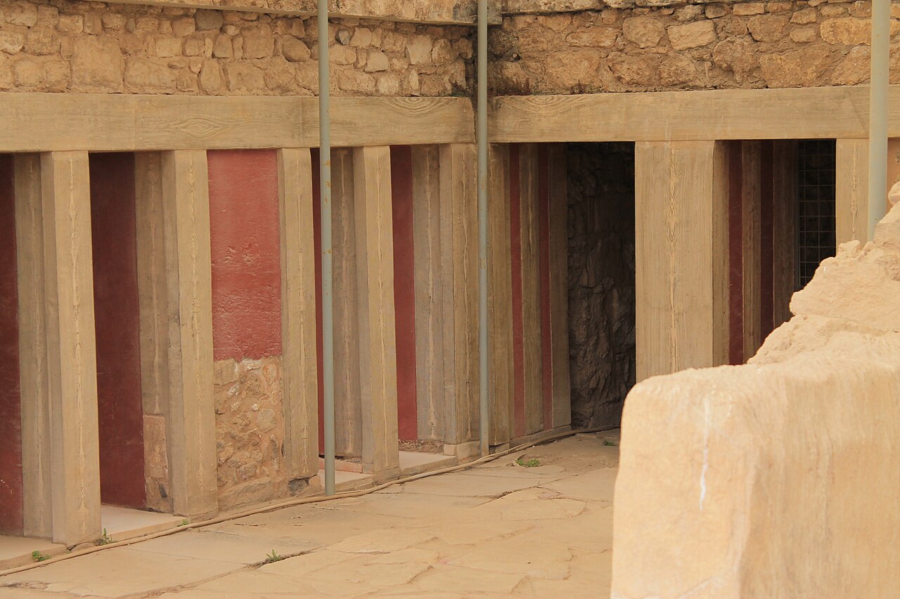 Walls at Knossos Heraklion