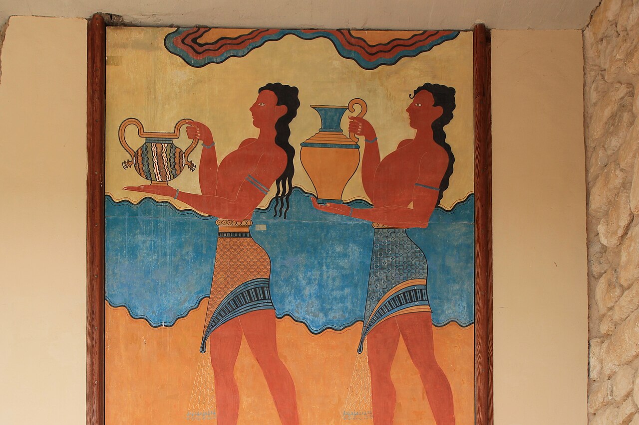 Knossos Palace frescoes