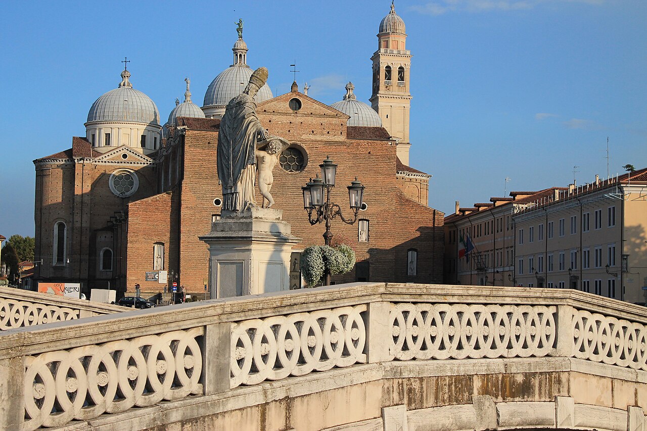 Remote view of Santa Giustina, Padua