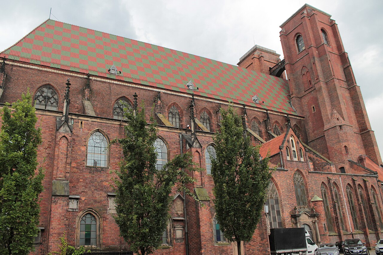 Exterior of Mary Magdalene Church in Wrocław