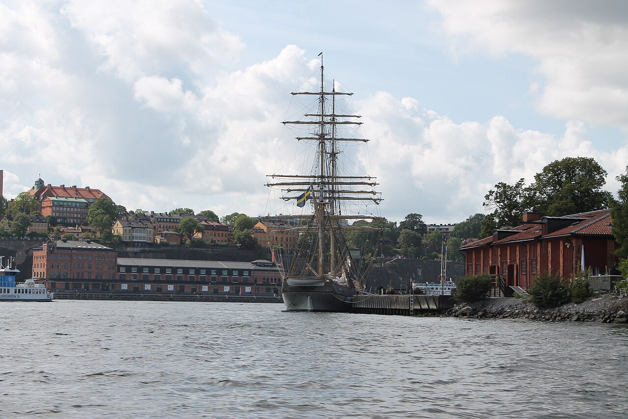 Water and boat in Stockholm