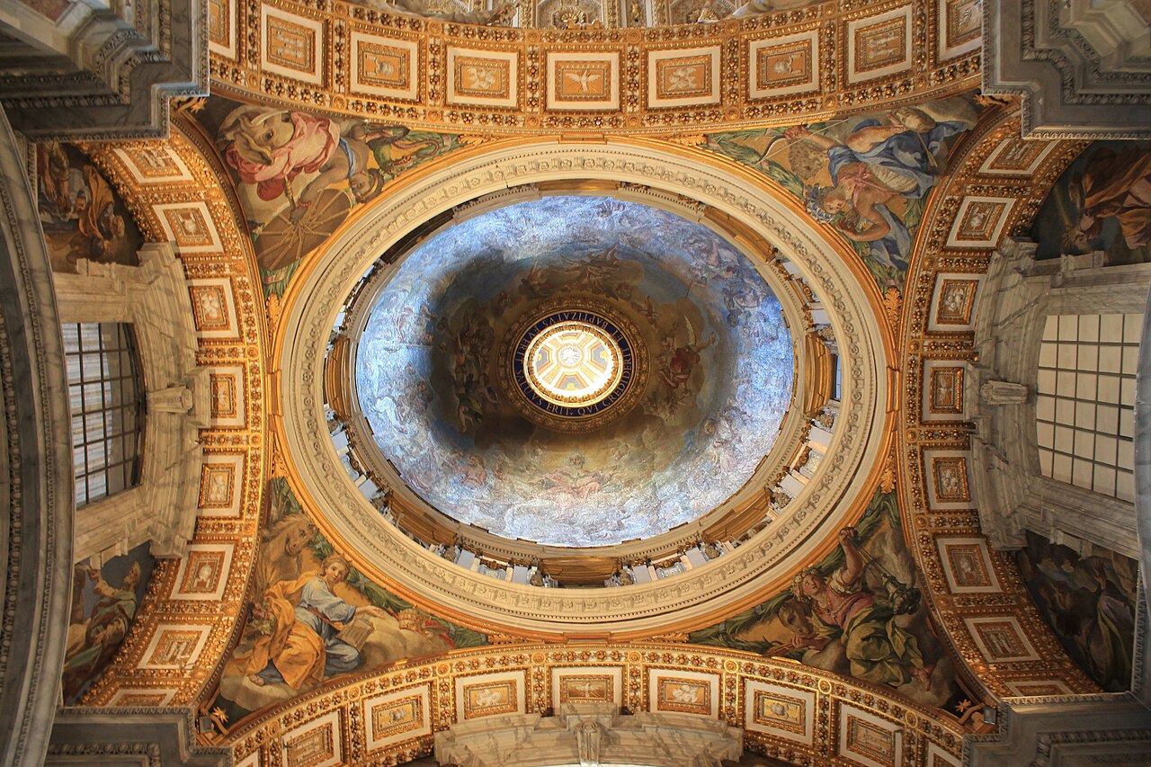 CÃºpula da capela do batistÃ©rio